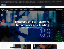 Tablet Screenshot of liveintrading.com